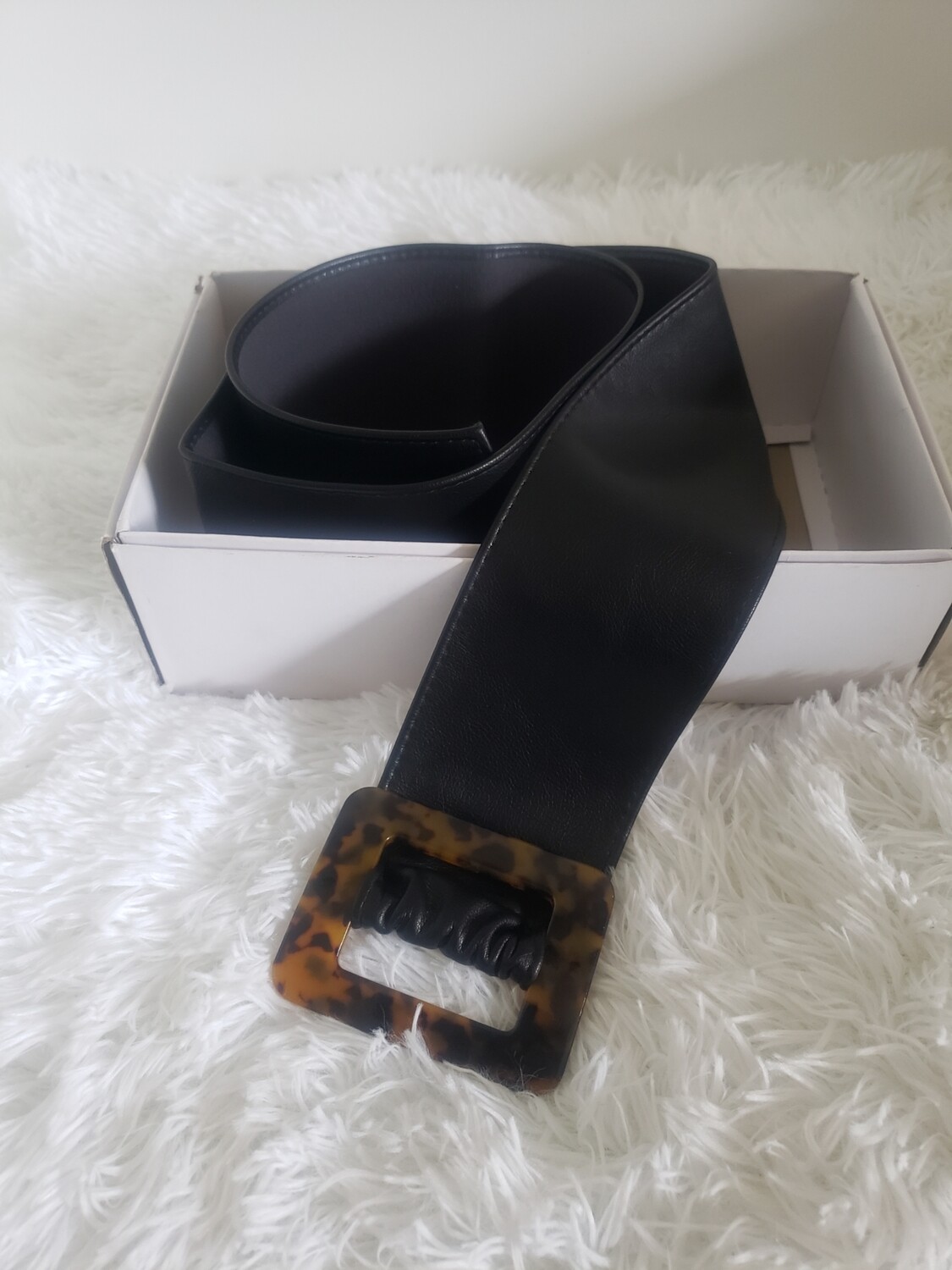 Brown Buckle Waist Belt
