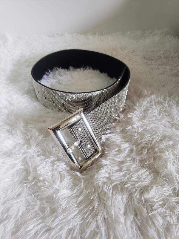 Square Rhinestone Belt