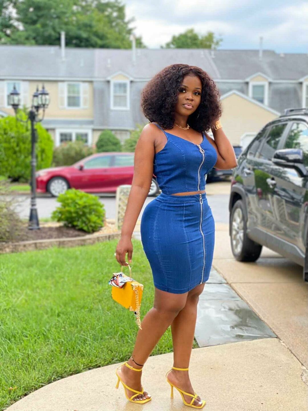 Dark Denim Two pieces Set