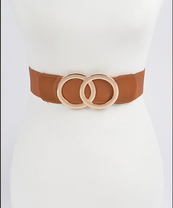 Camel Two Round Elastic Belt