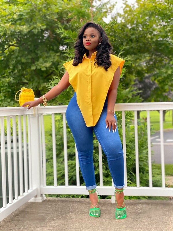 Light Denim Highwaist Skinny Jeans