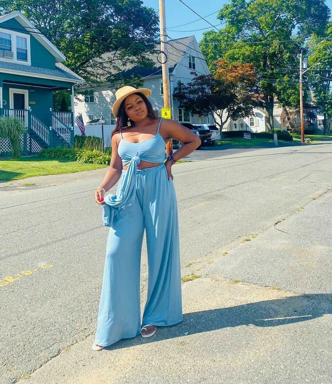 Baby Blue Relax Two pieces Set