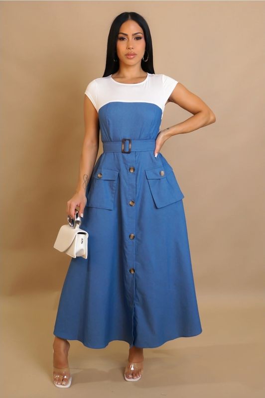 Gracious Denim Dress