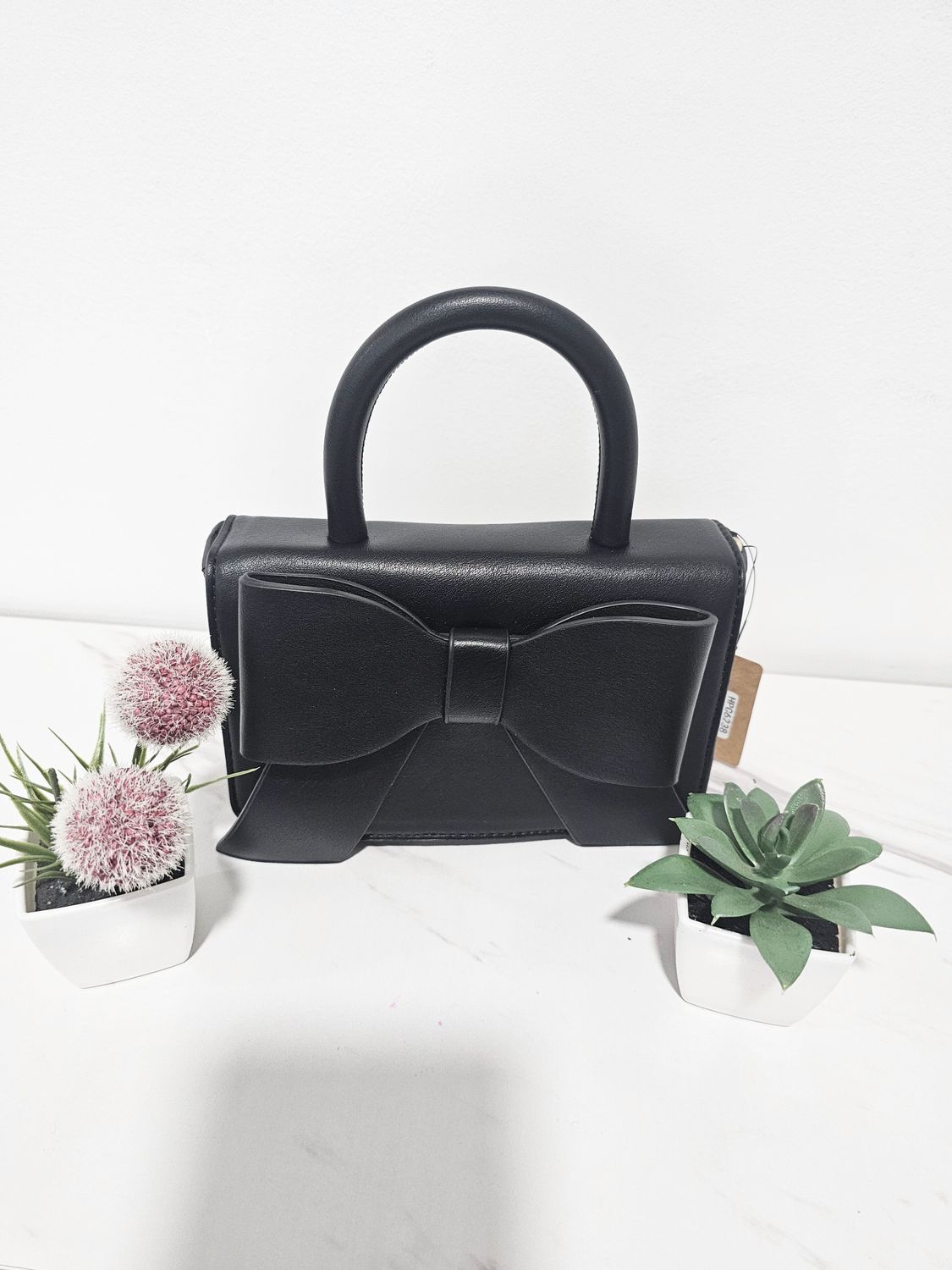 Black Bow Tie Mini Bag