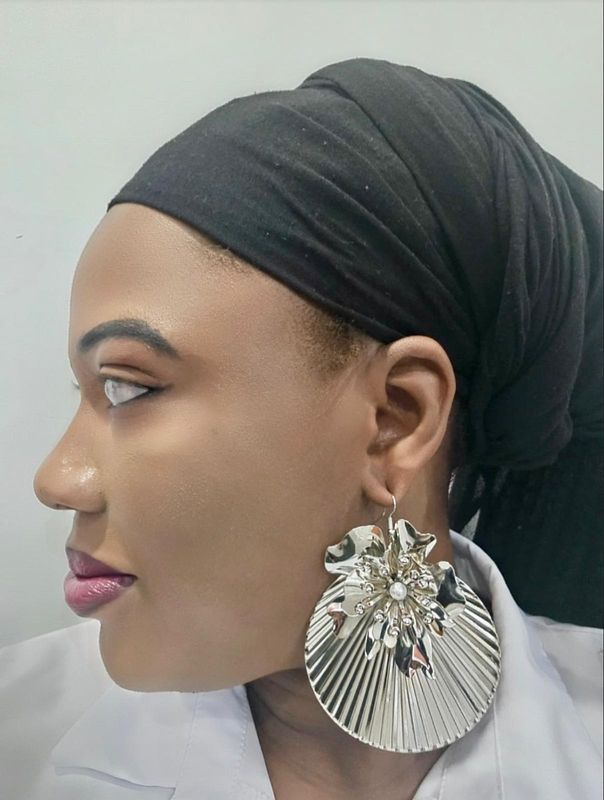 Silver Bold Drop EARRINGS