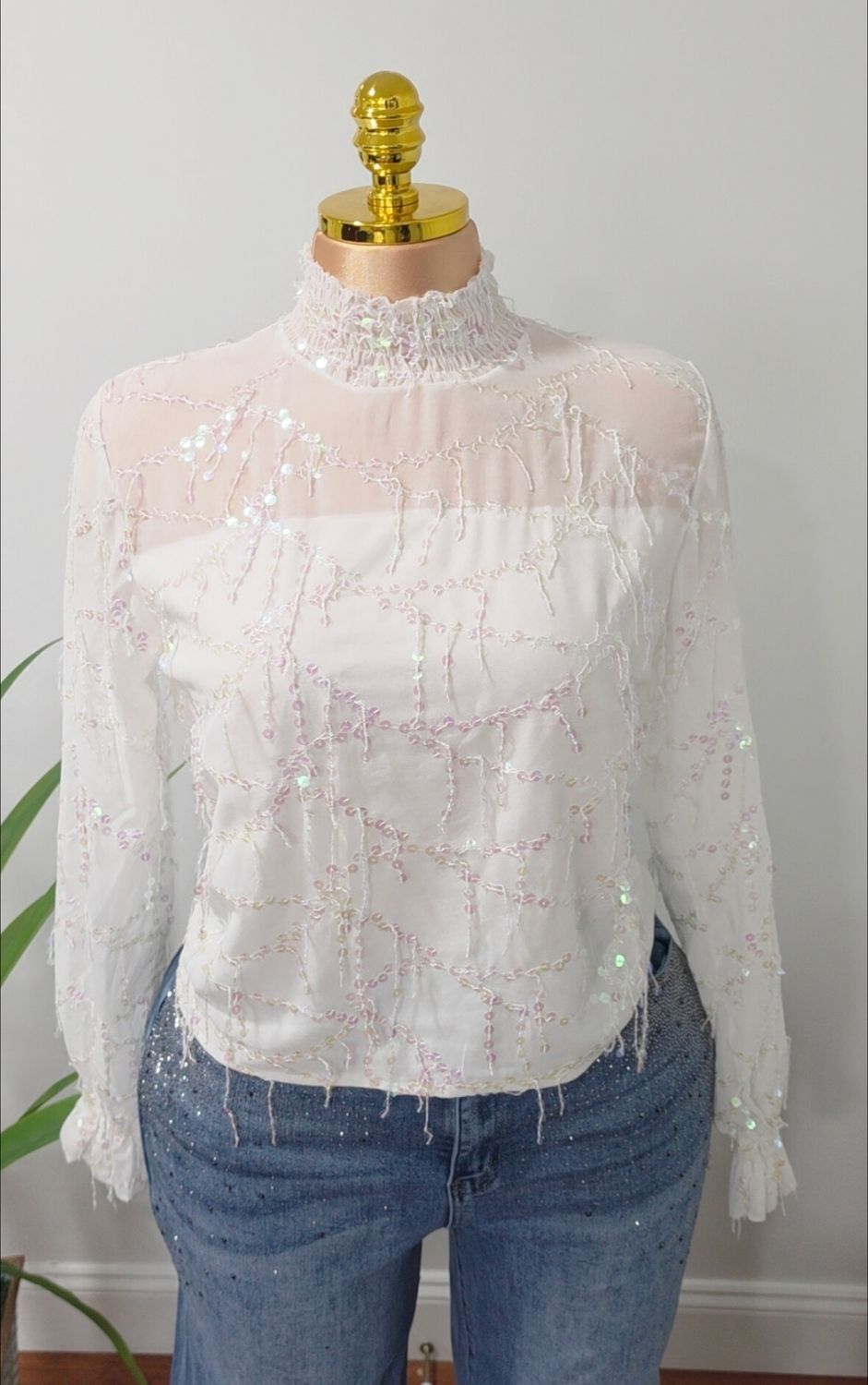White lovely Top