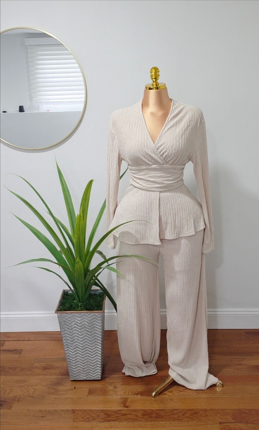 Beige Two Pieces Set Beige Two Pieces Set