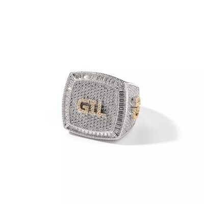 CUSTOM ICY MEN'S RING