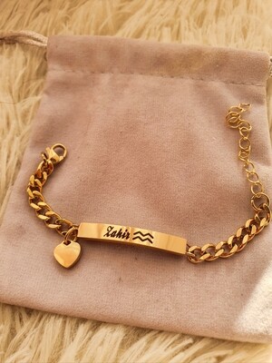 DROP CHARM BABY BRACELET