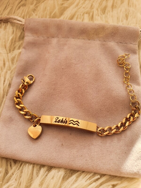 DROP CHARM BABY BRACELET