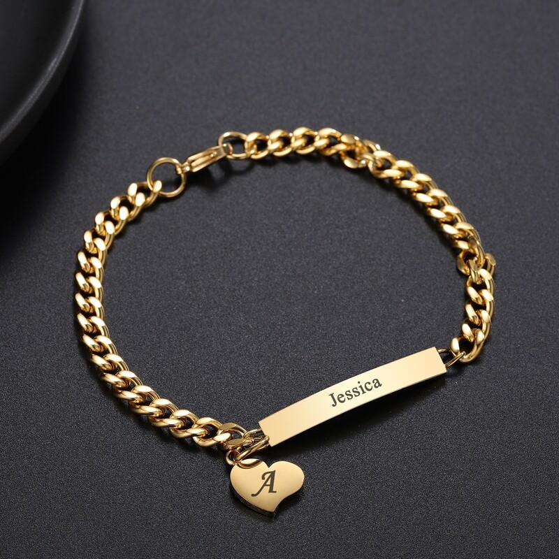 DROP HEART BRACELET