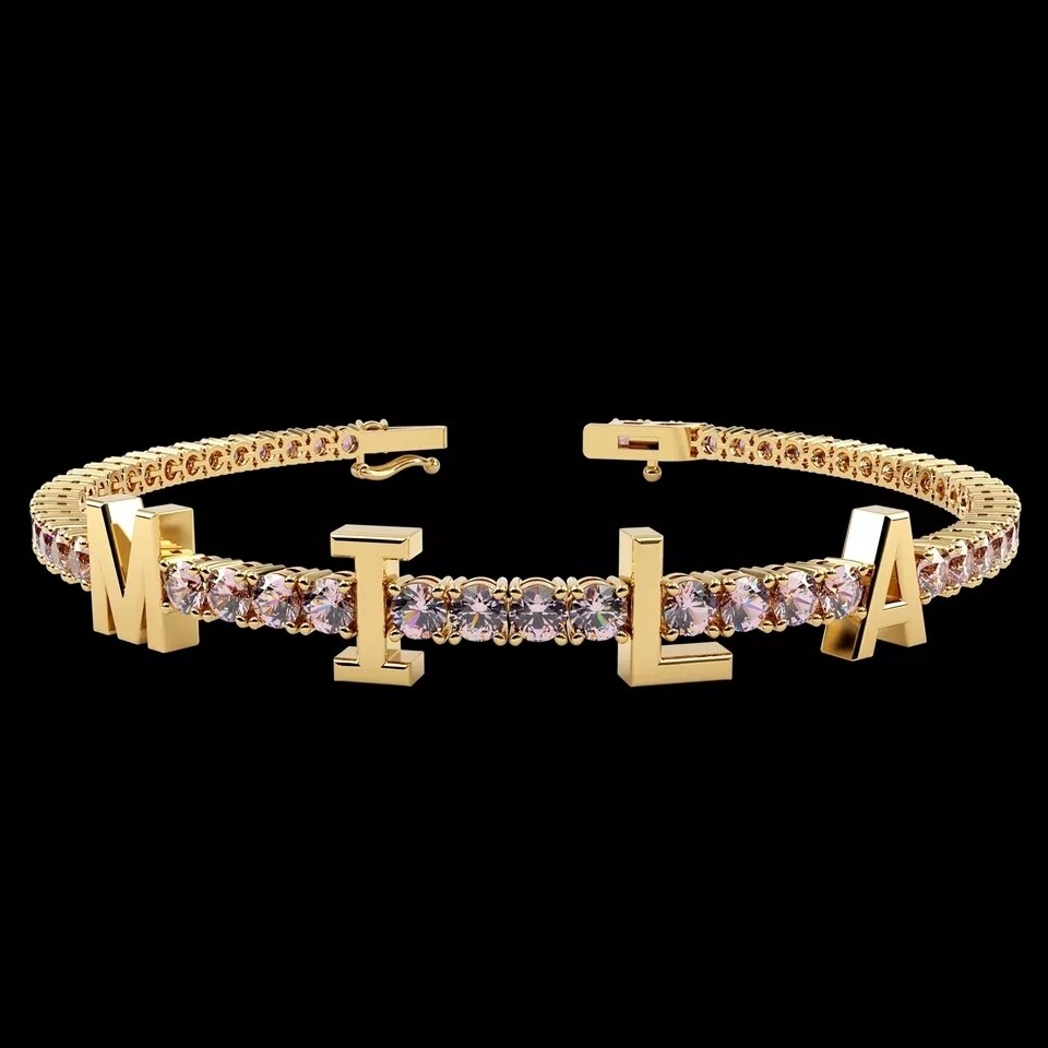 TENNIS NAME BRACELET