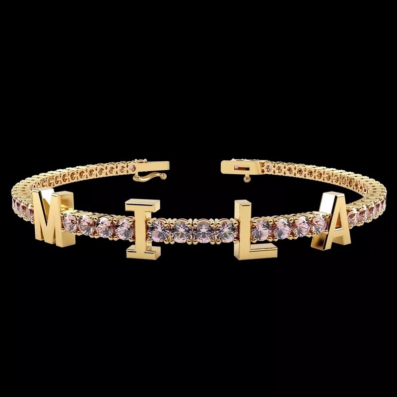 TENNIS NAME BRACELET
