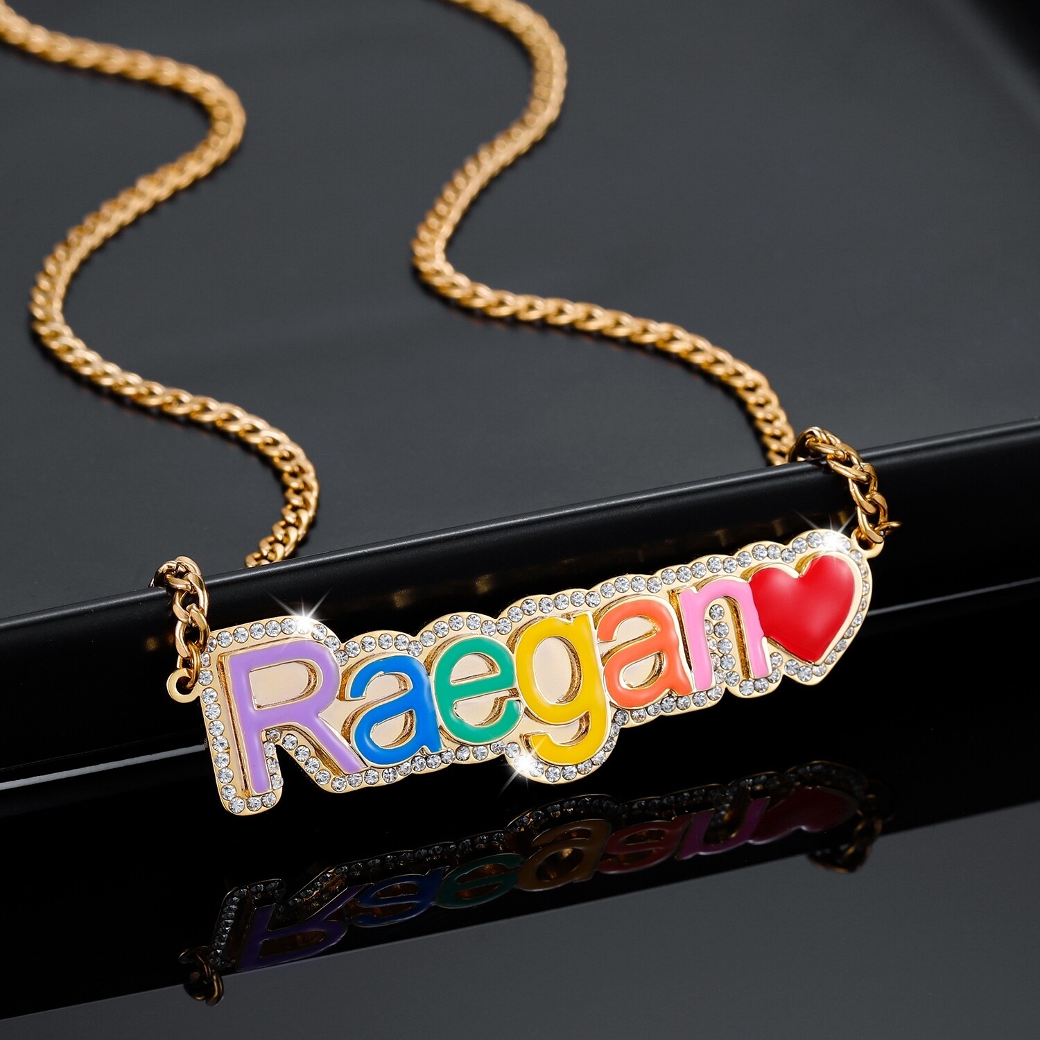PRIDE DESIGN ICY NAME NECKLACE