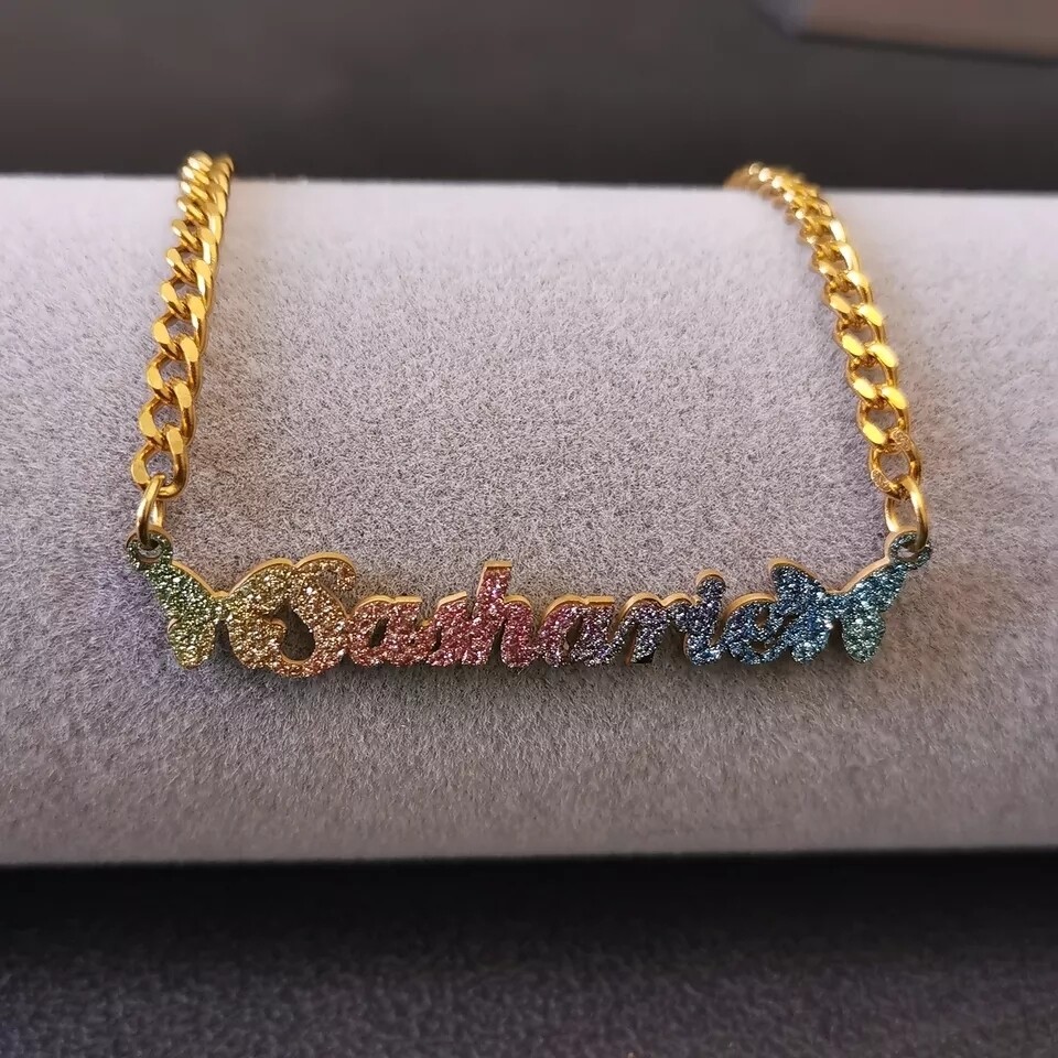 RAINBOW NAME NECKLACE