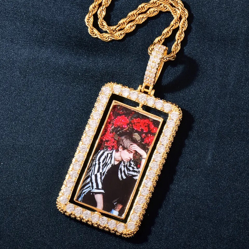 DOUBLE SIDED RECTANGULAR MEDALLION