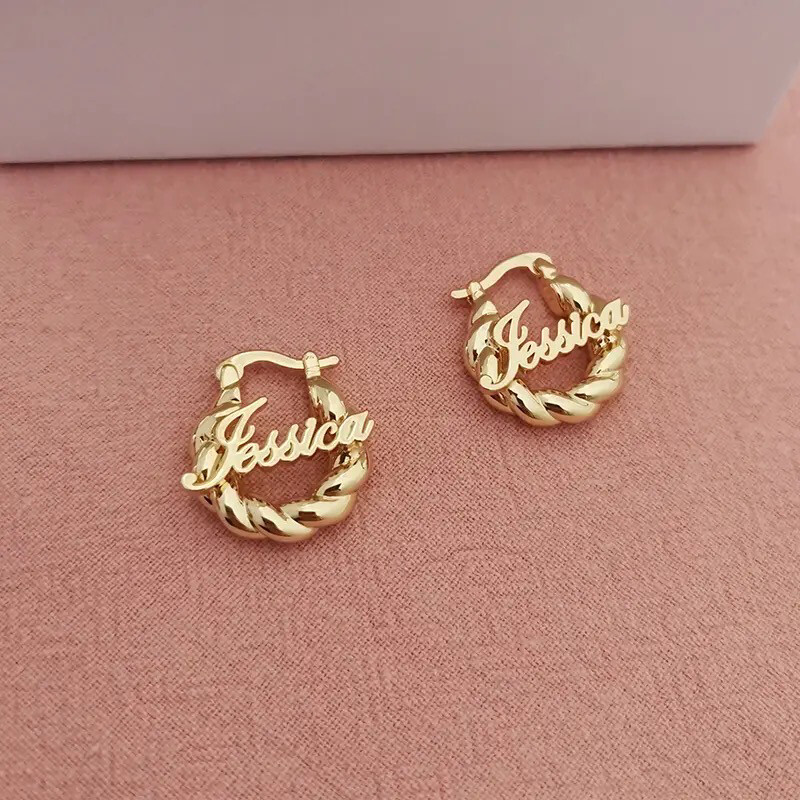 MINI TWISTED BABY HOOPS