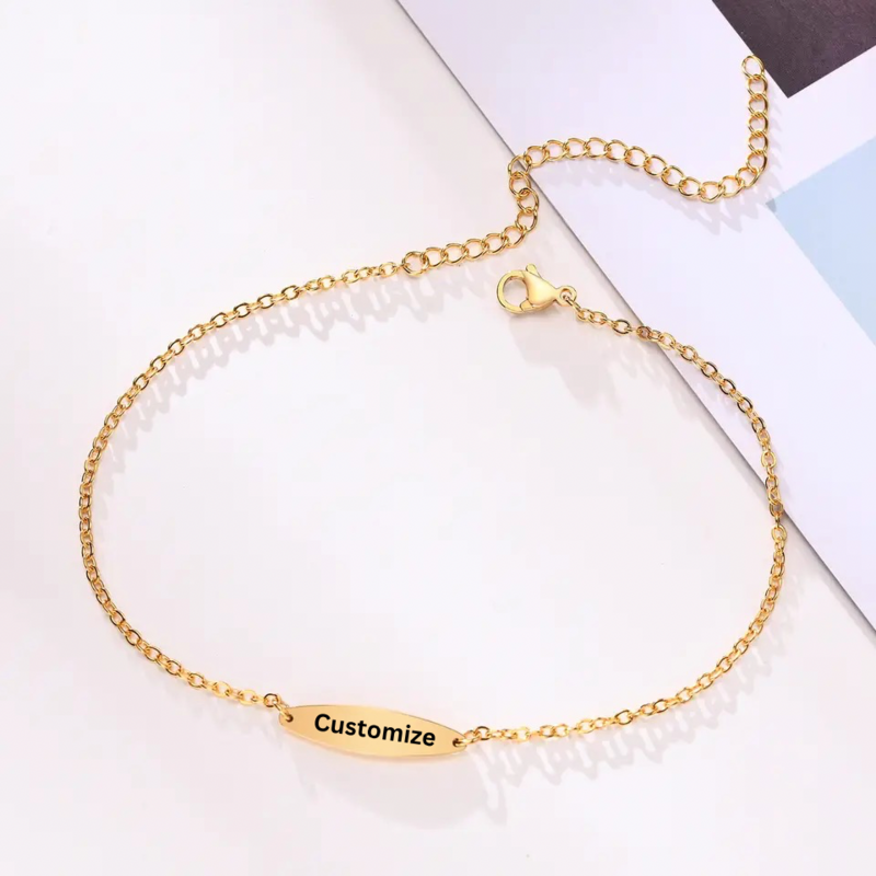 OVAL SHAPED BABY NECKLACE