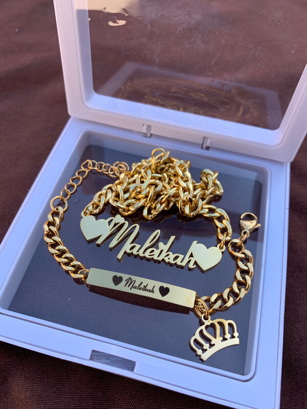 5MM CUBAN LINK BABY SET