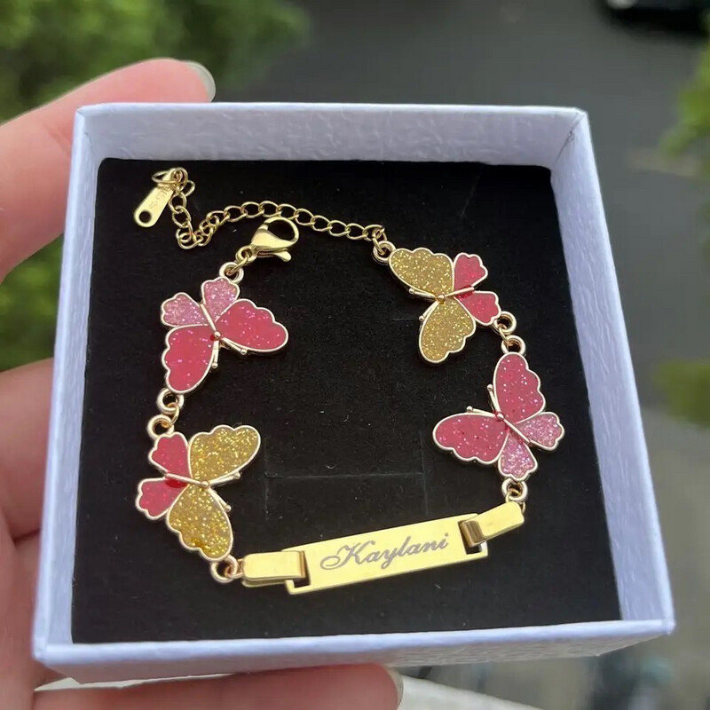 BUTTERFLY BAND BABY BRACELET