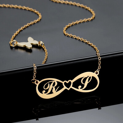 INFINITY INITIALS NECKLACE