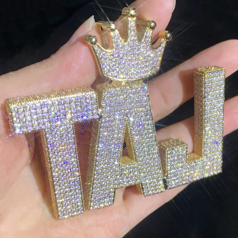 BIG ICY 3D PENDANT