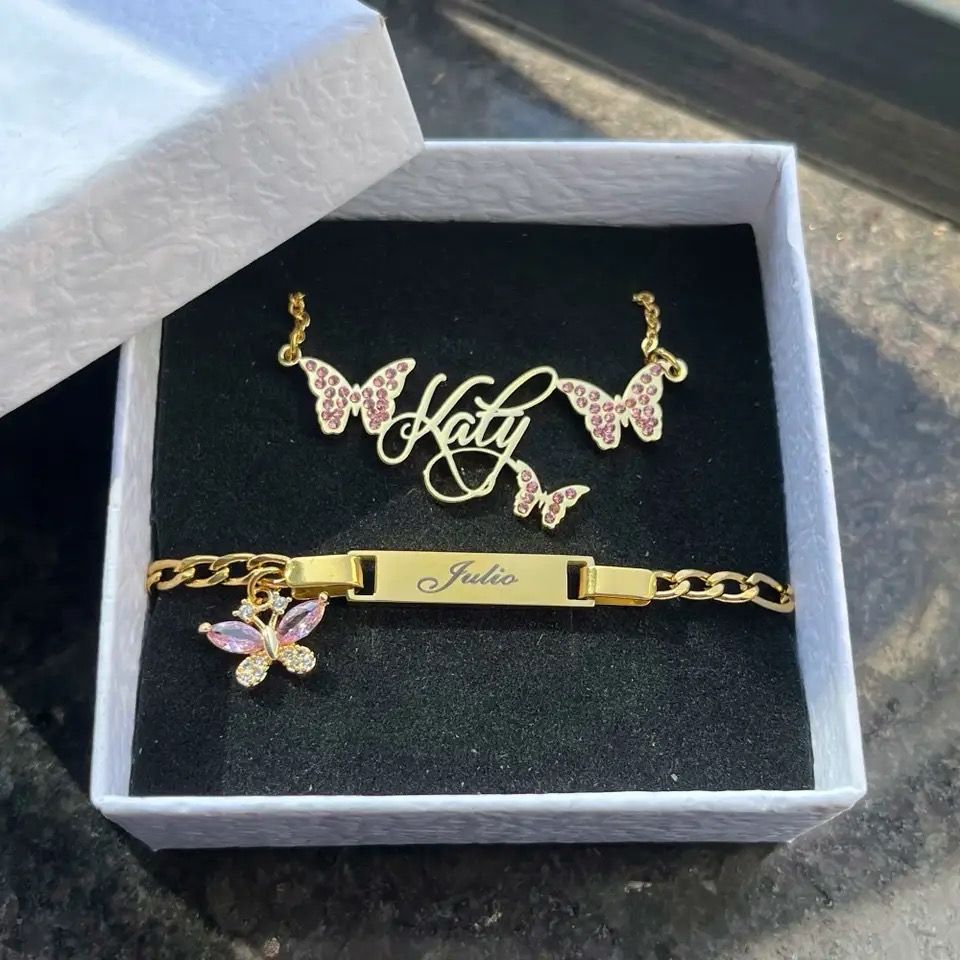 PINK BUTTERFLY SET