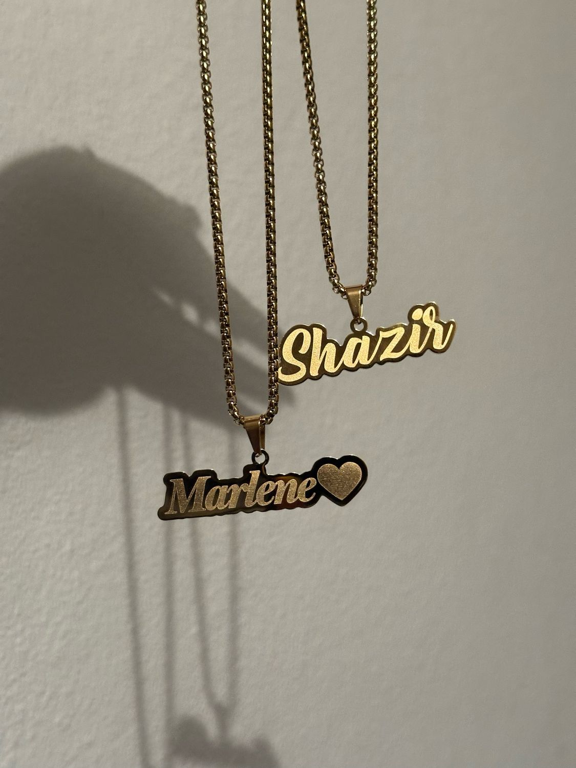 SHADED BALL LINK PENDANT