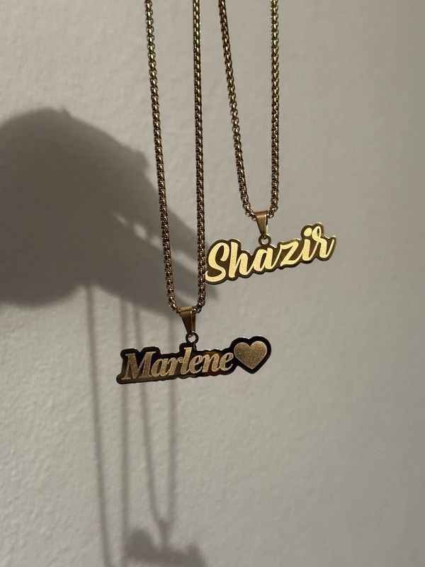 SHADED BALL LINK PENDANT
