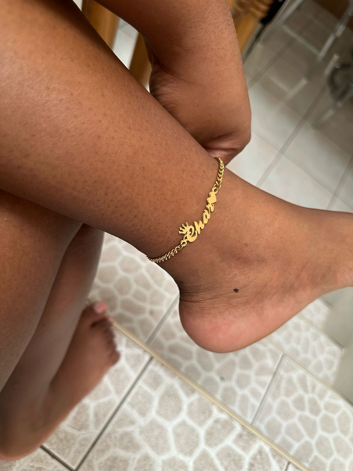 3MM CUBAN LINK ANKLET