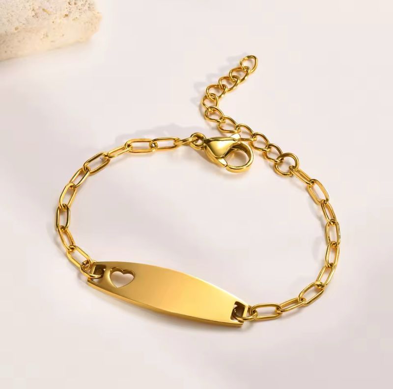 HOLLOW HEART BABY BRACELET