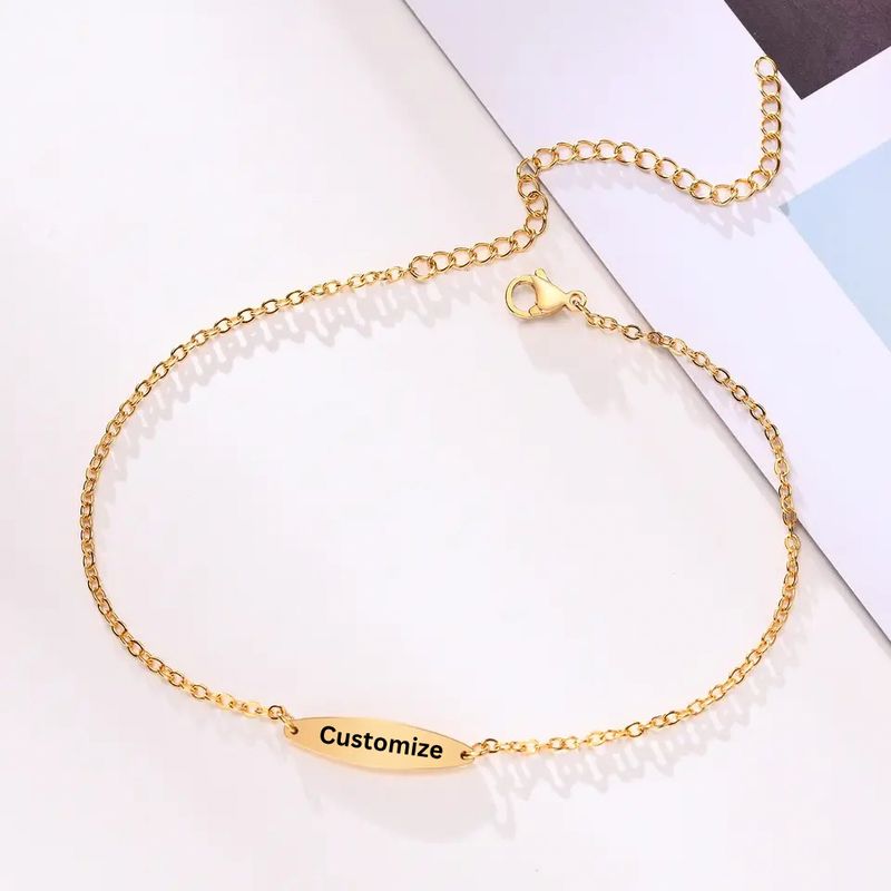 OVAL SHAPED BABY NECKLACE