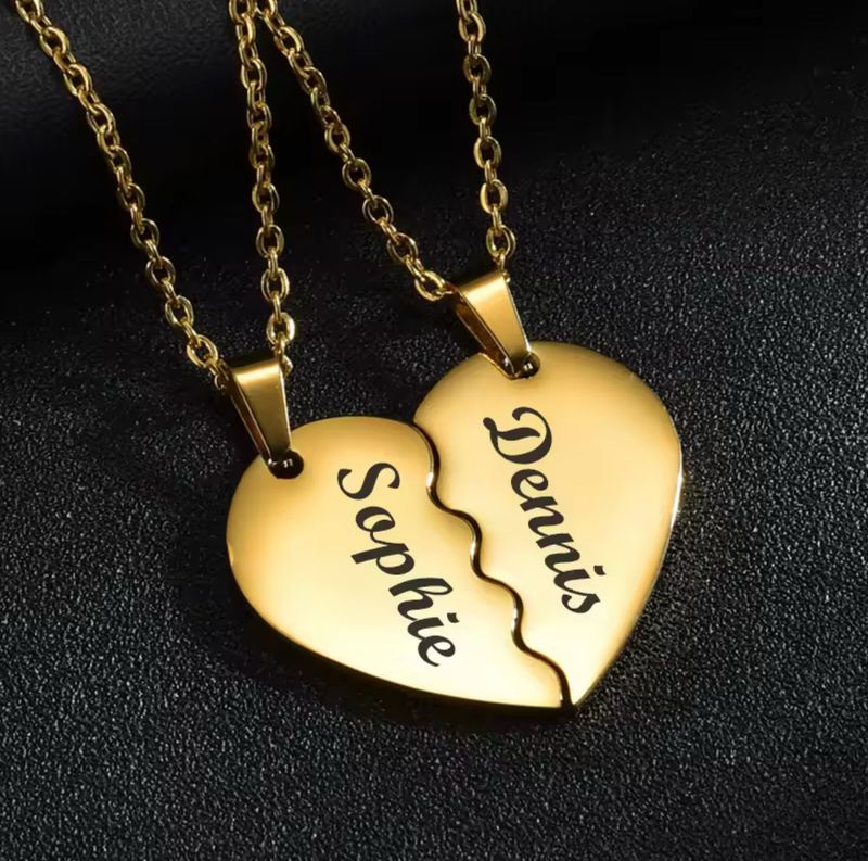 BROKEN HEART 2pcs SET