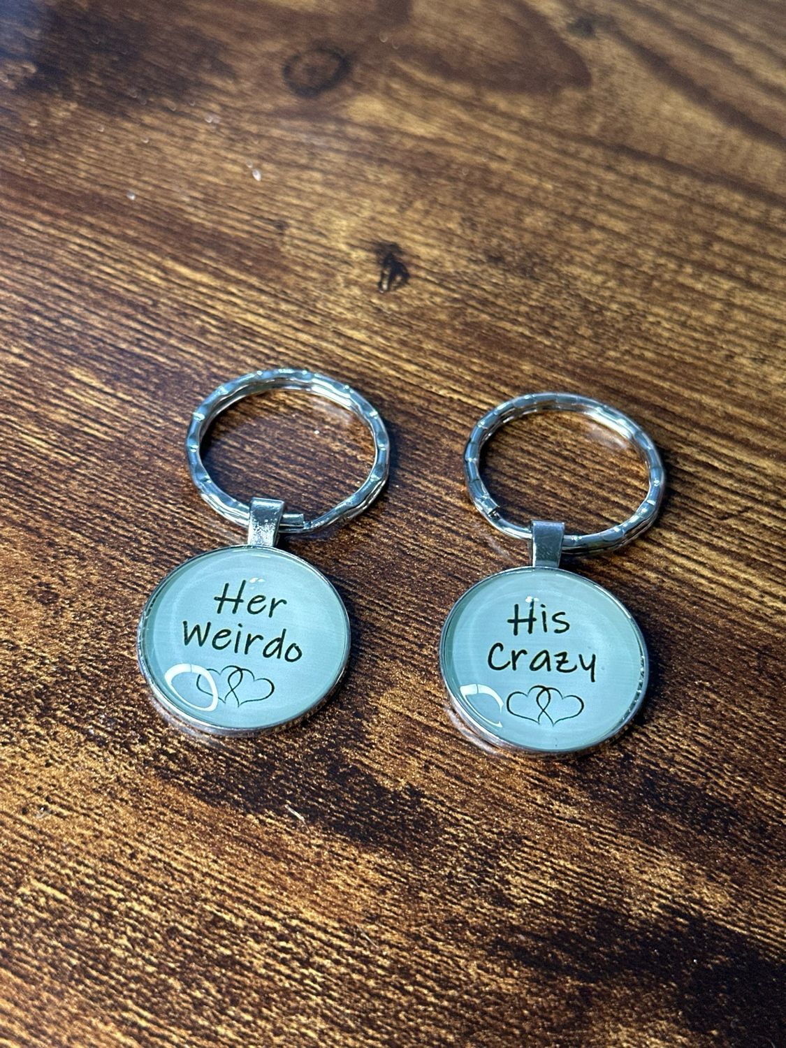 HIS &amp; HER KEYCHAIN SET