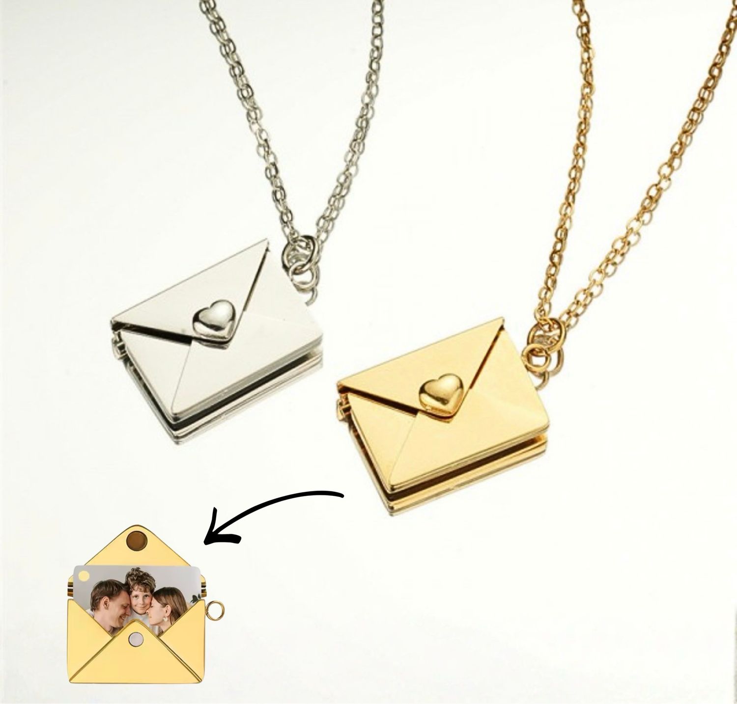 ENVELOPE PHOTO PENDANT