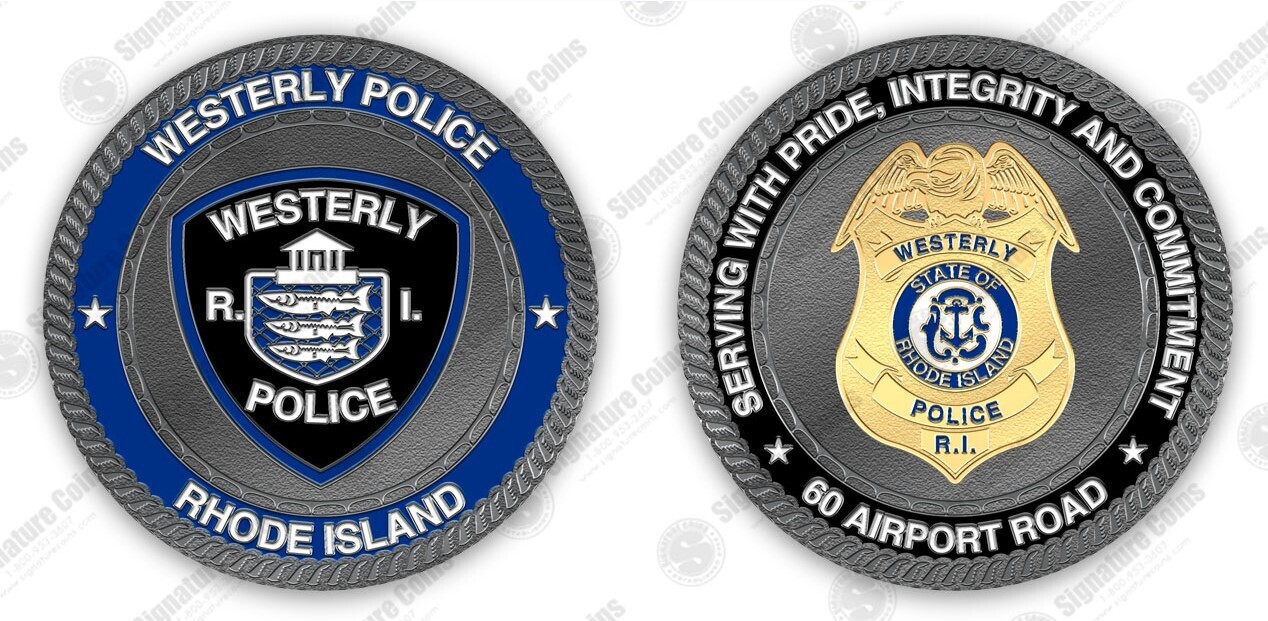 Westerly Police Challenge Coin