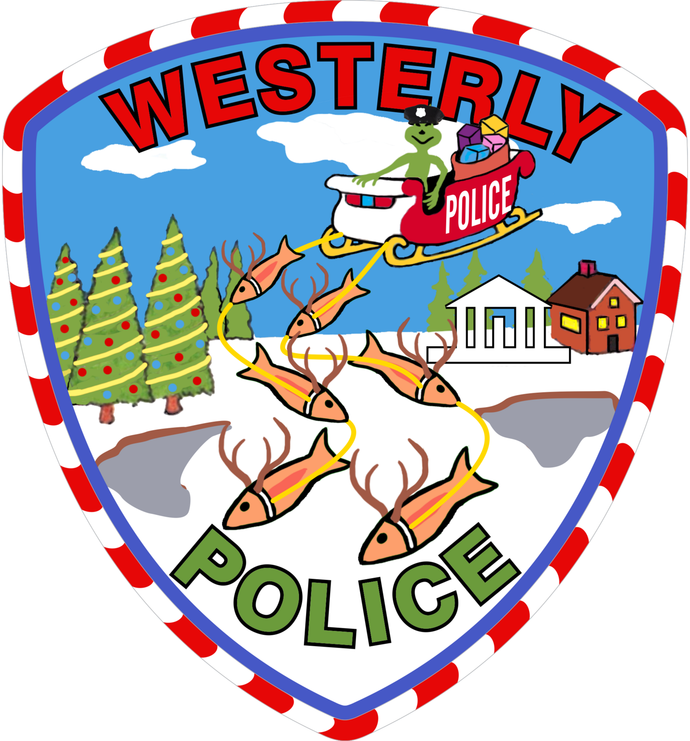 Westerly Police Holiday 2021 Patch