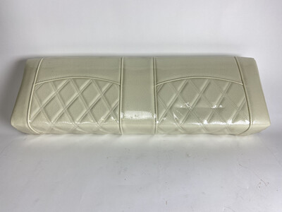 Rear Seat With Stitching- White