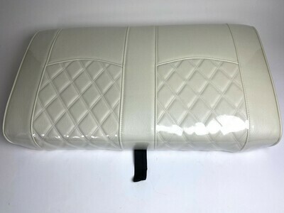 Front Seat Cushion With Stitching- White