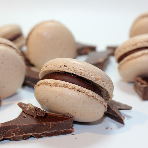 Macarons chocolate