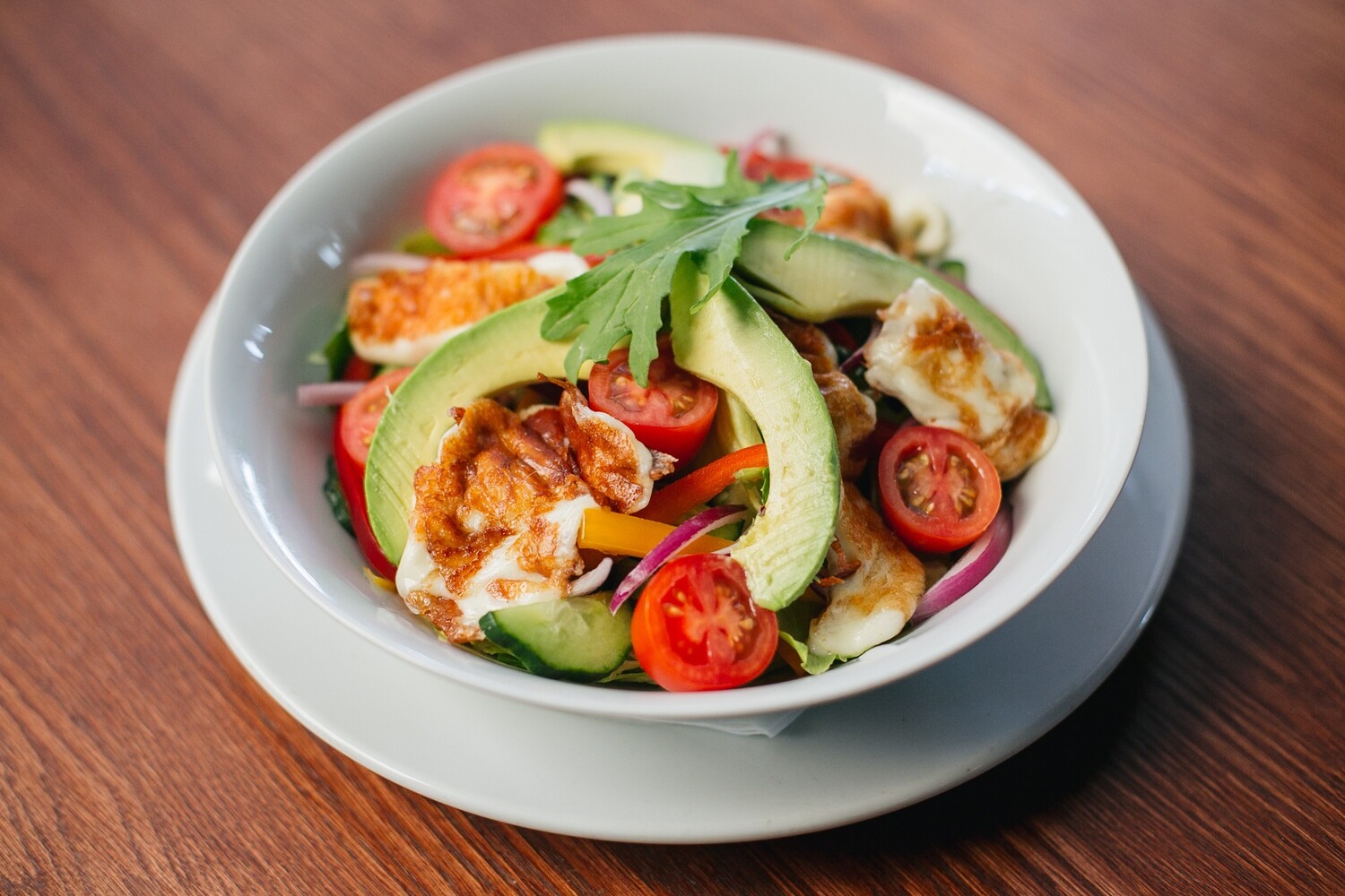 halloumi salad