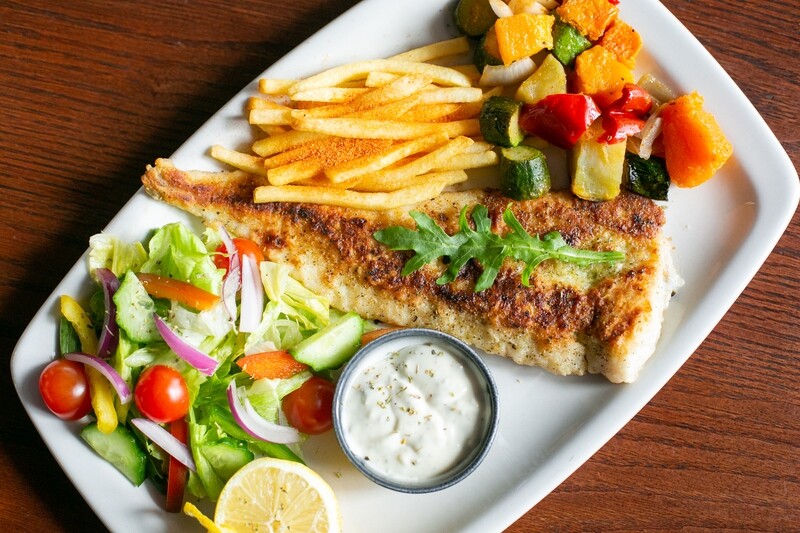 grilled hake