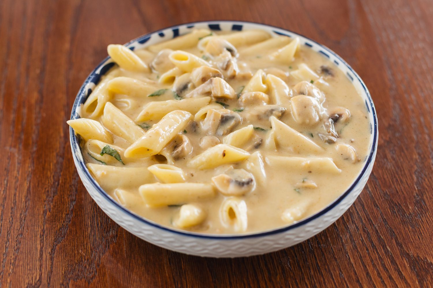 alfredo fungi pasta