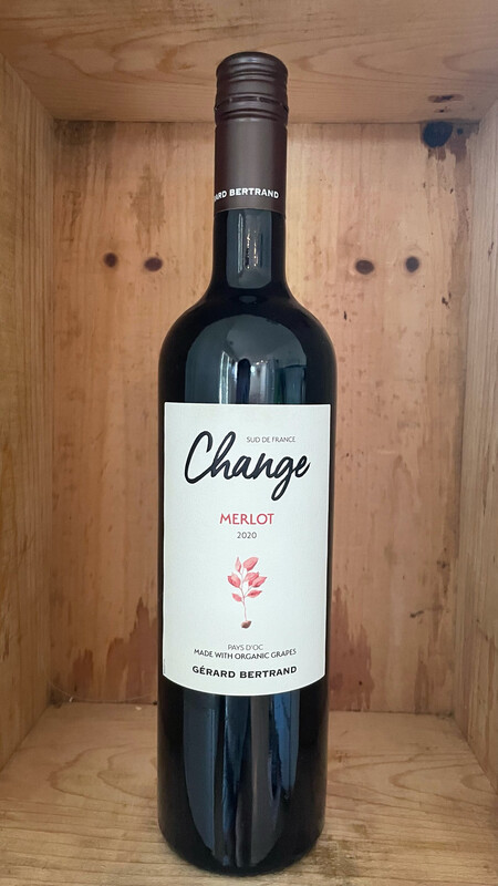 Change Merlot by Gerard Bertand, France (Made with Organic Grapes)