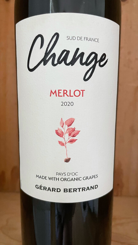 Change Merlot by Gerard Bertand, France (Made with Organic Grapes)