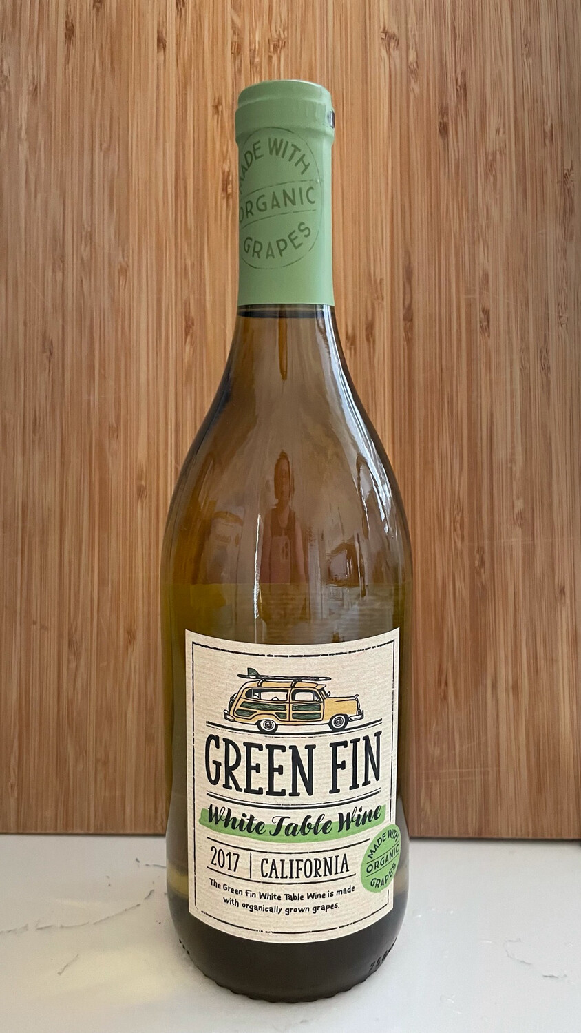 Green Fin White Table Blend, California (Made With Organic Grapes) 