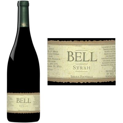 2019 Bell Syrah, Sierra Foothills