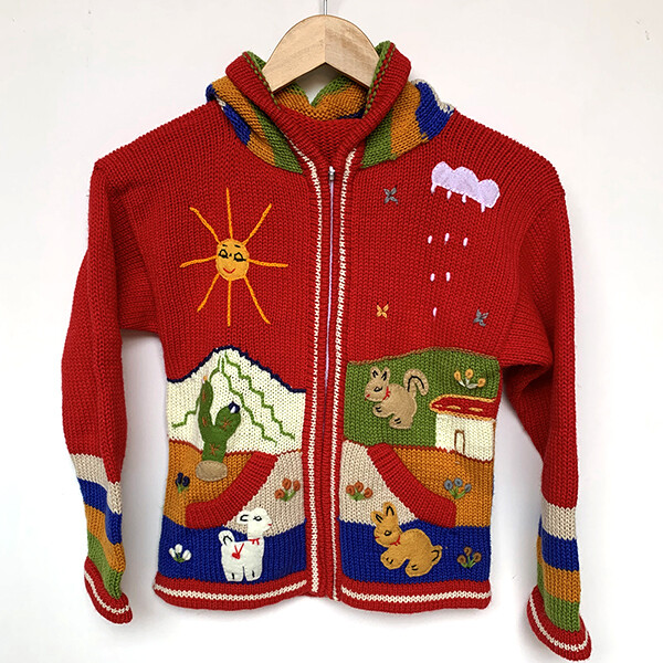 Peruvian Embroidered Cardigan 8yrs Peruvian Embroidered Cardigan 8yrs