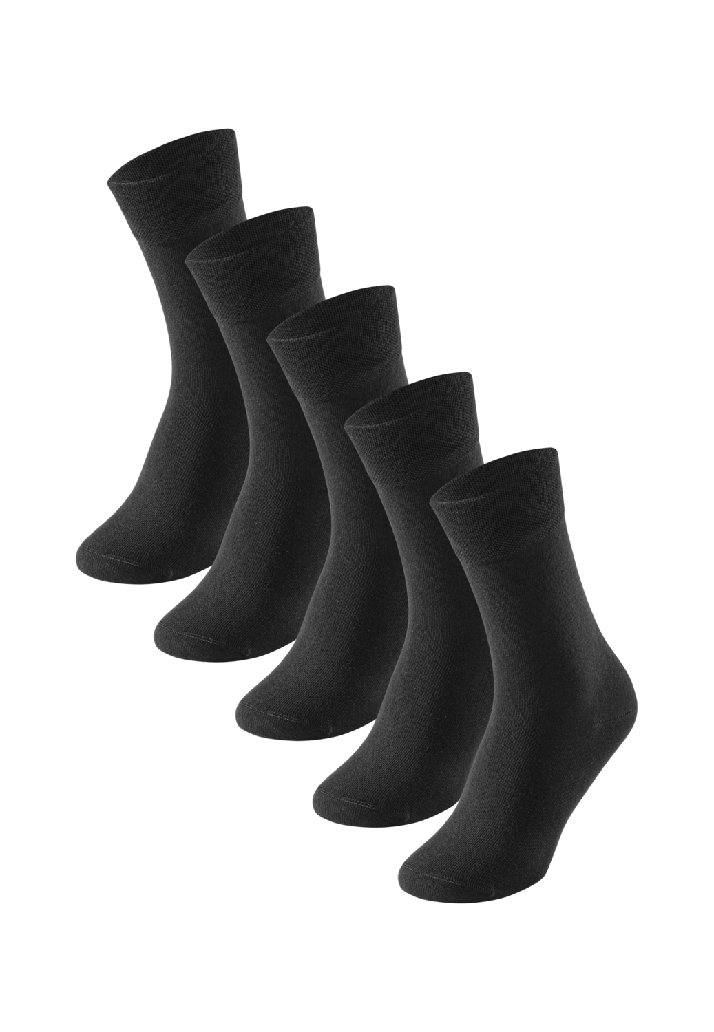 5 SCHIESSER Bluebird Herrensocken stay fresh schwarz
