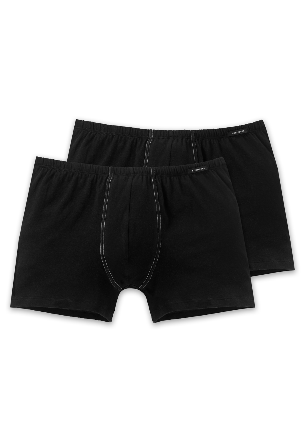 2 SCHIESSER Essentials Shorts Schwarz